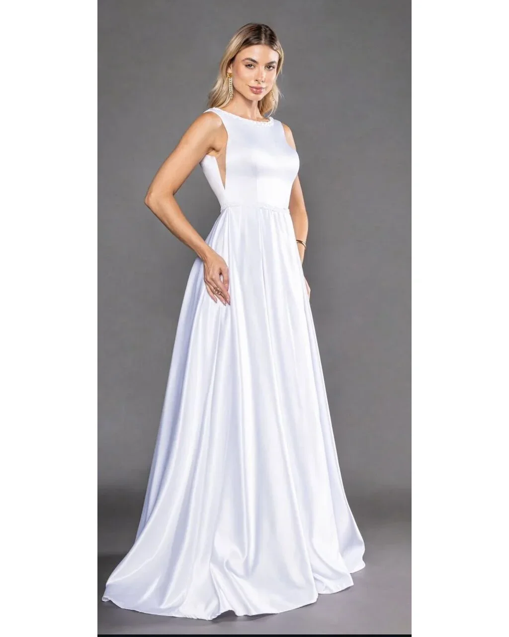 Thumbnail for Vestido Rosângela Branco 40