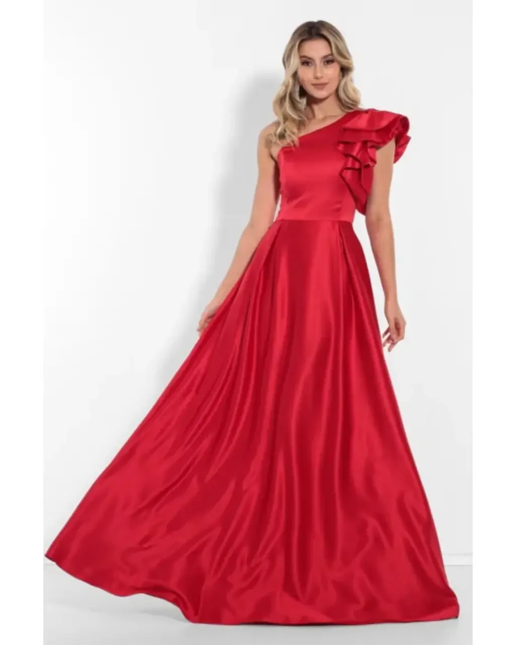 Thumbnail for Vestido Suely Vermelho Rubi 42