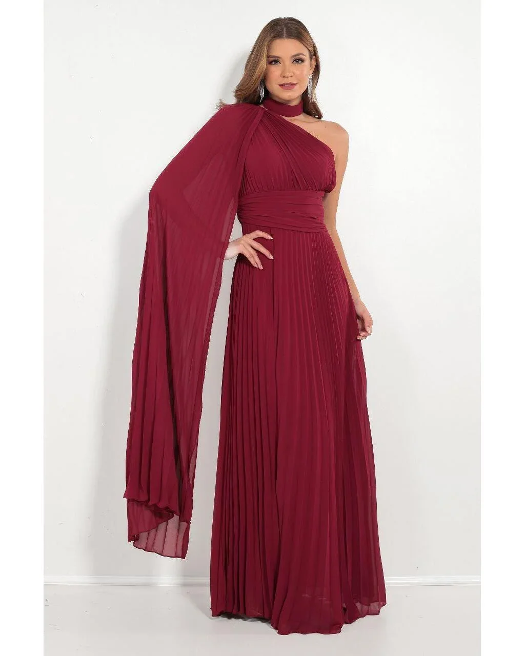 Thumbnail for Vestido Mirna Marsala  42