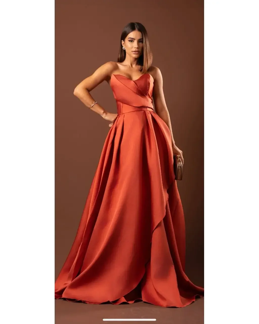 Thumbnail for Vestido Elis Terracota GG