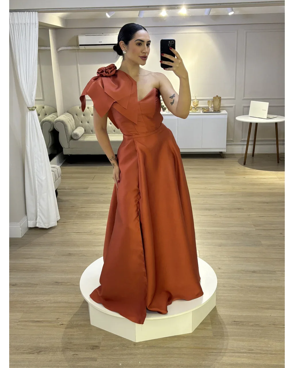 Thumbnail for Vestido Marjorie Terracota M