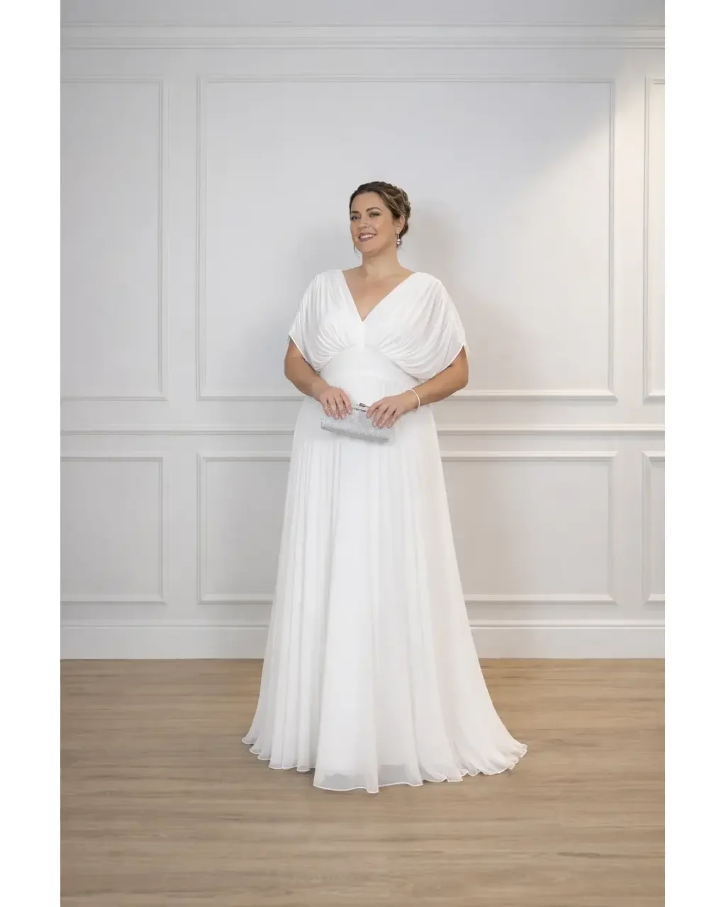 Thumbnail for Vestido Noiva Fracis Civil Plissado Francis G3