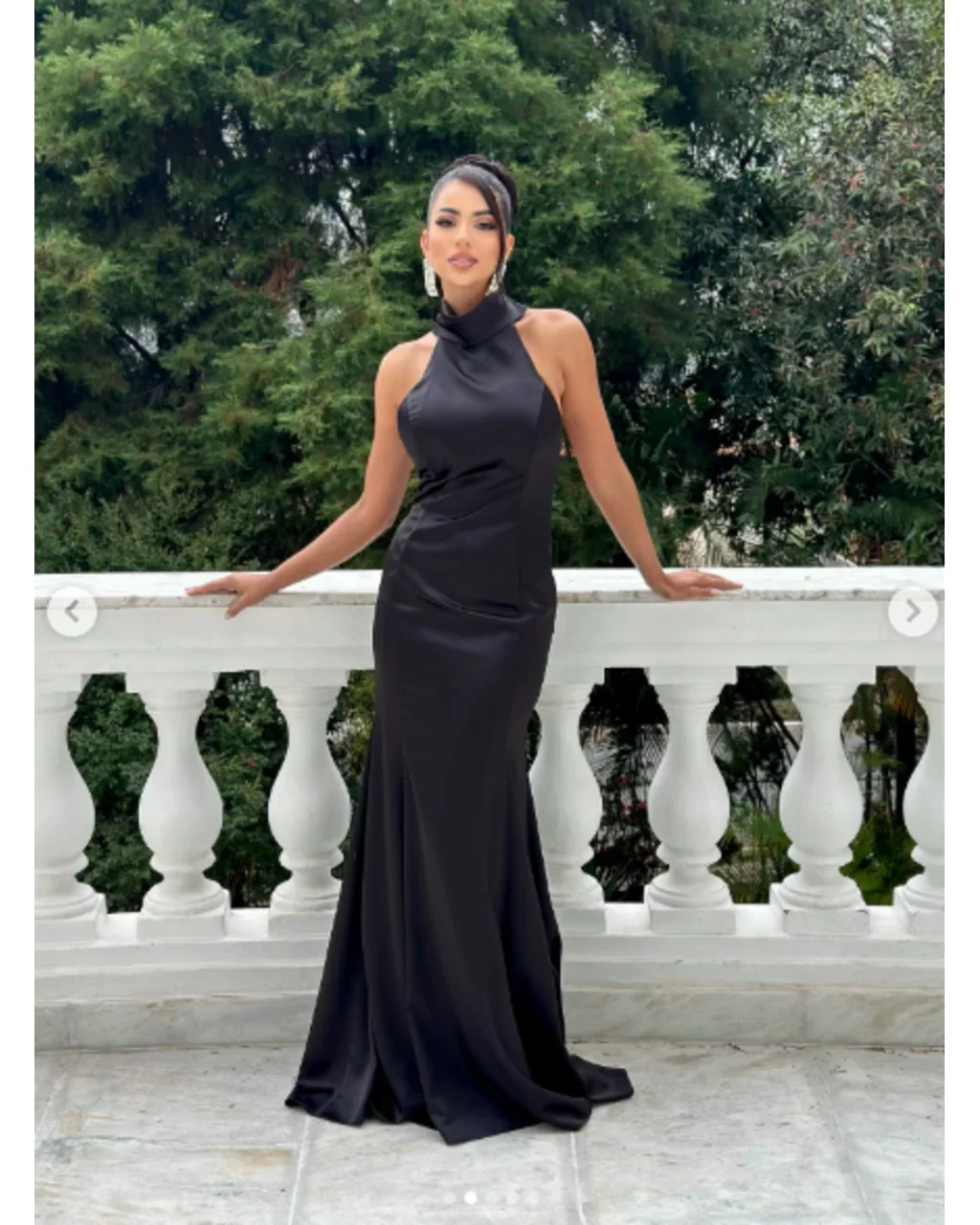 Thumbnail for Vestido Athena Preto 42