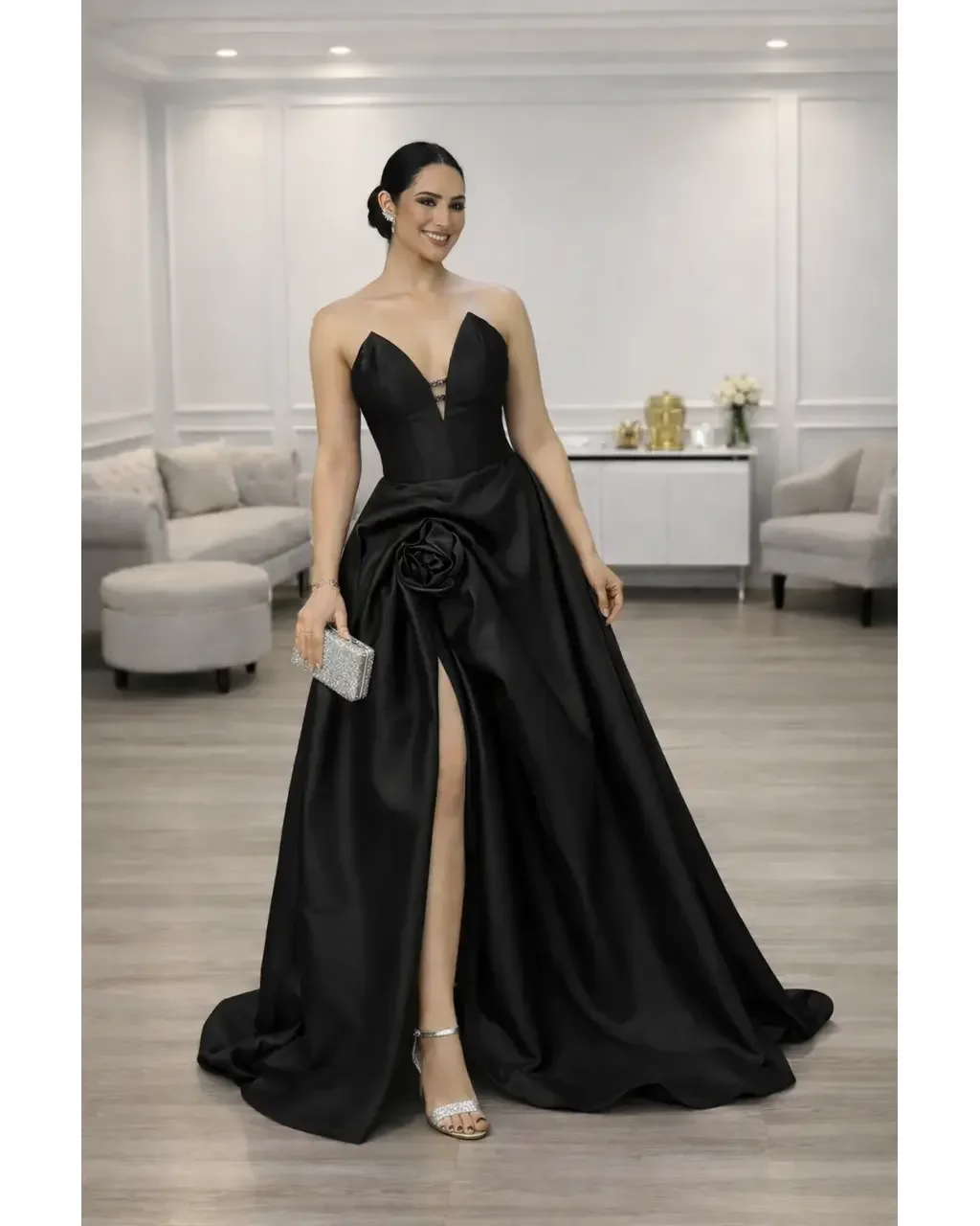 Thumbnail for Vestido Minerva Preto M