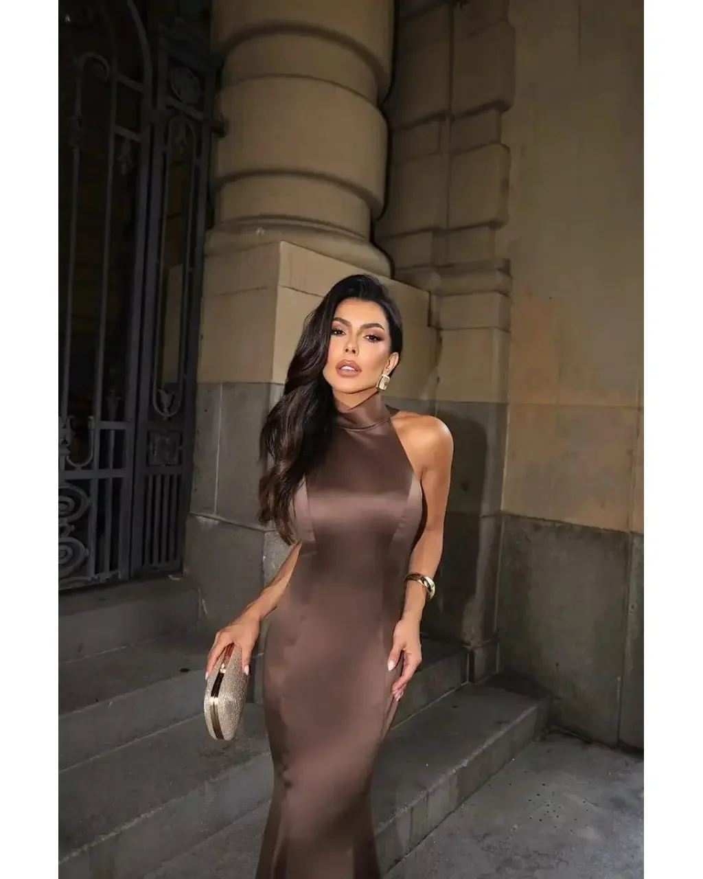 Thumbnail for Vestido Athena Morrom 40