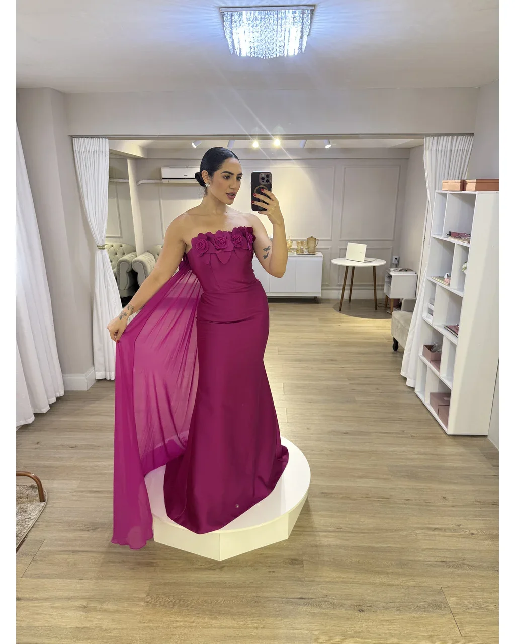 Thumbnail for Vestido Hortência Pink 40