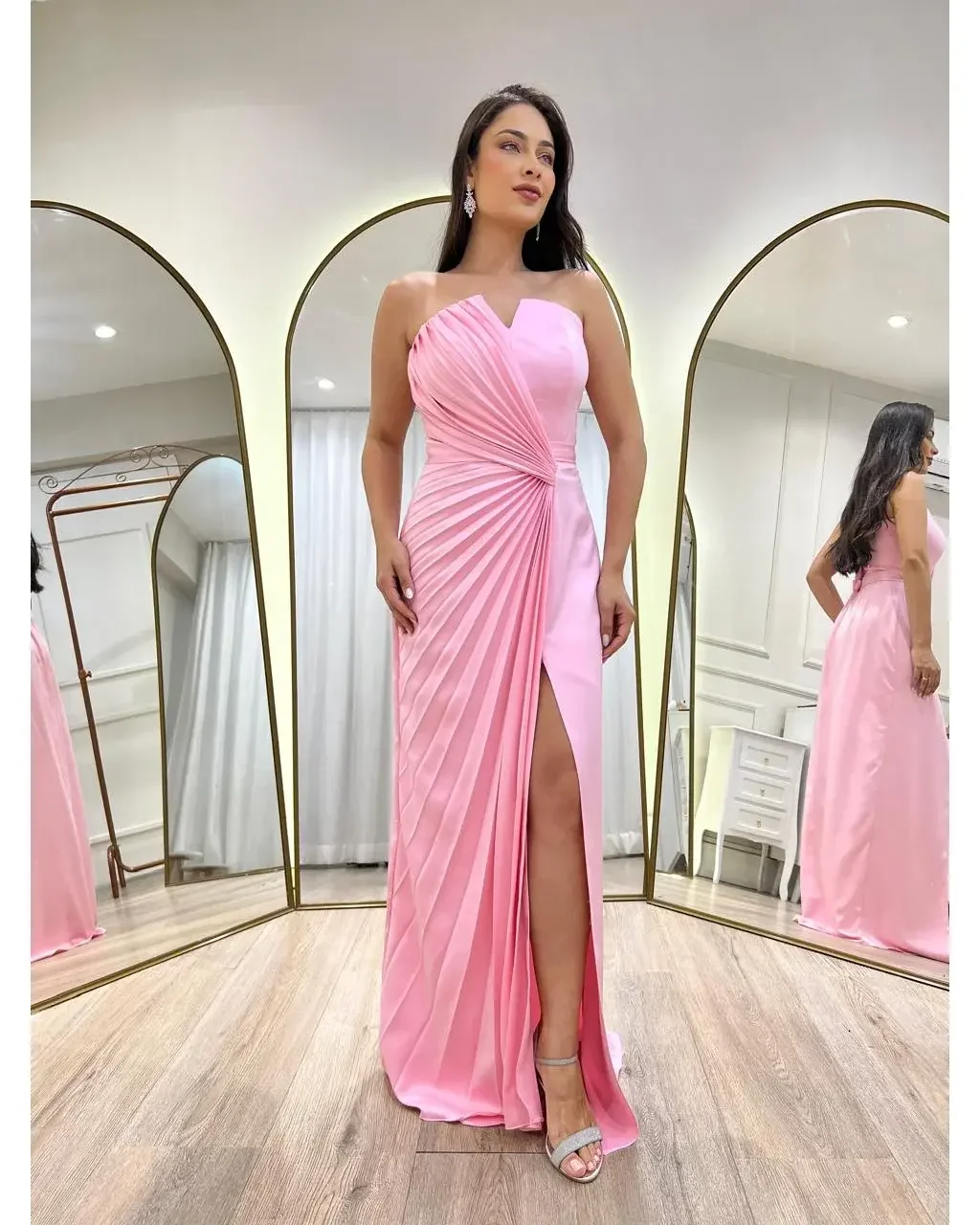 Thumbnail for Vestido Talissa Rosa Claro 42