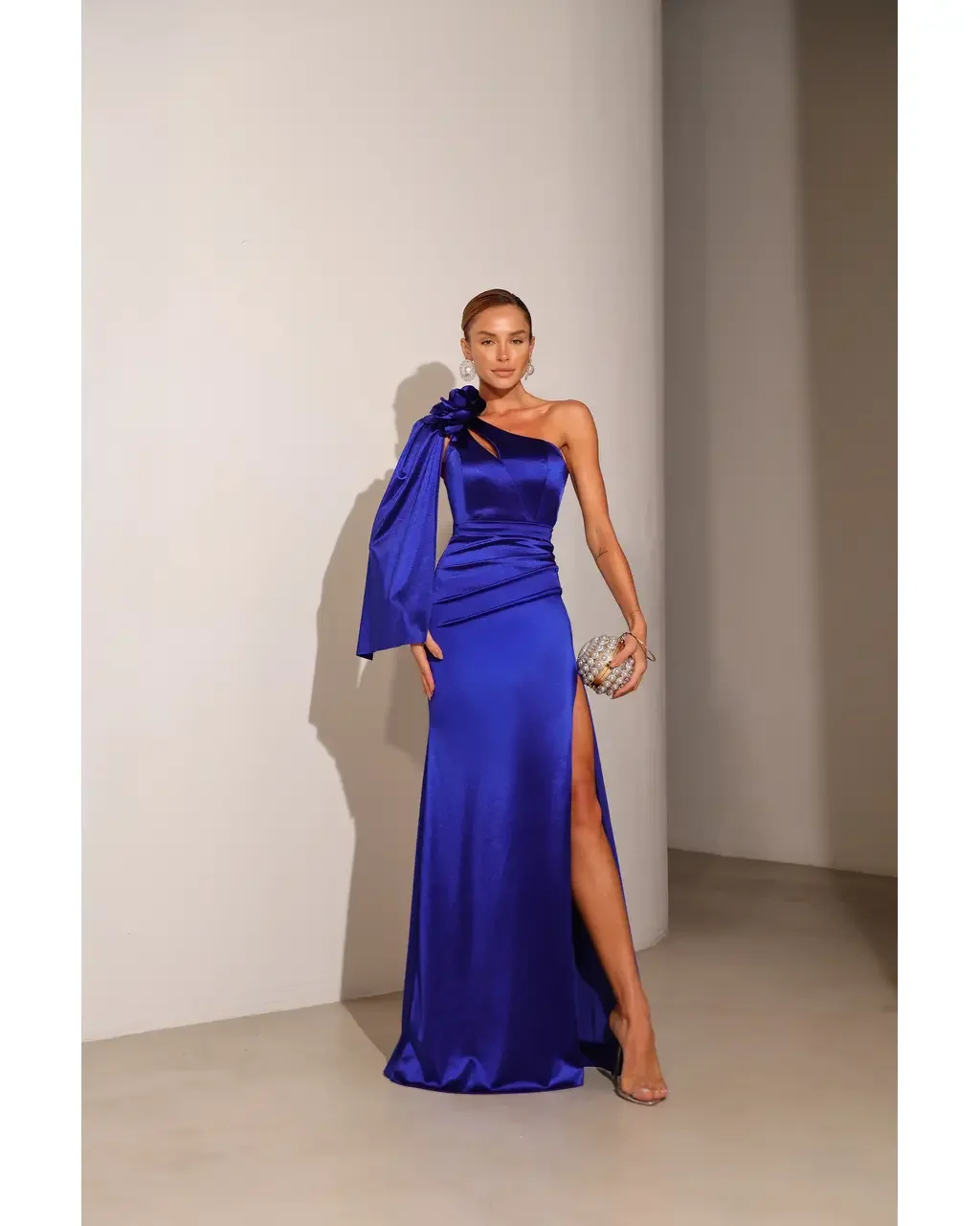 Thumbnail for Vestido Fiona Azul Royal GG