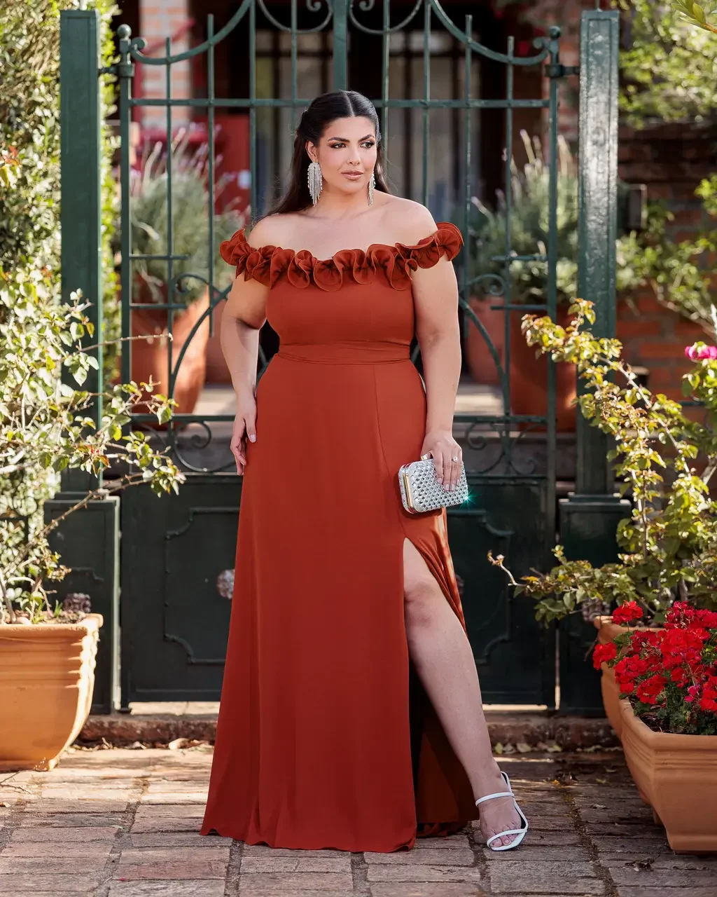 Thumbnail for Vestido Sureia Terracota 48