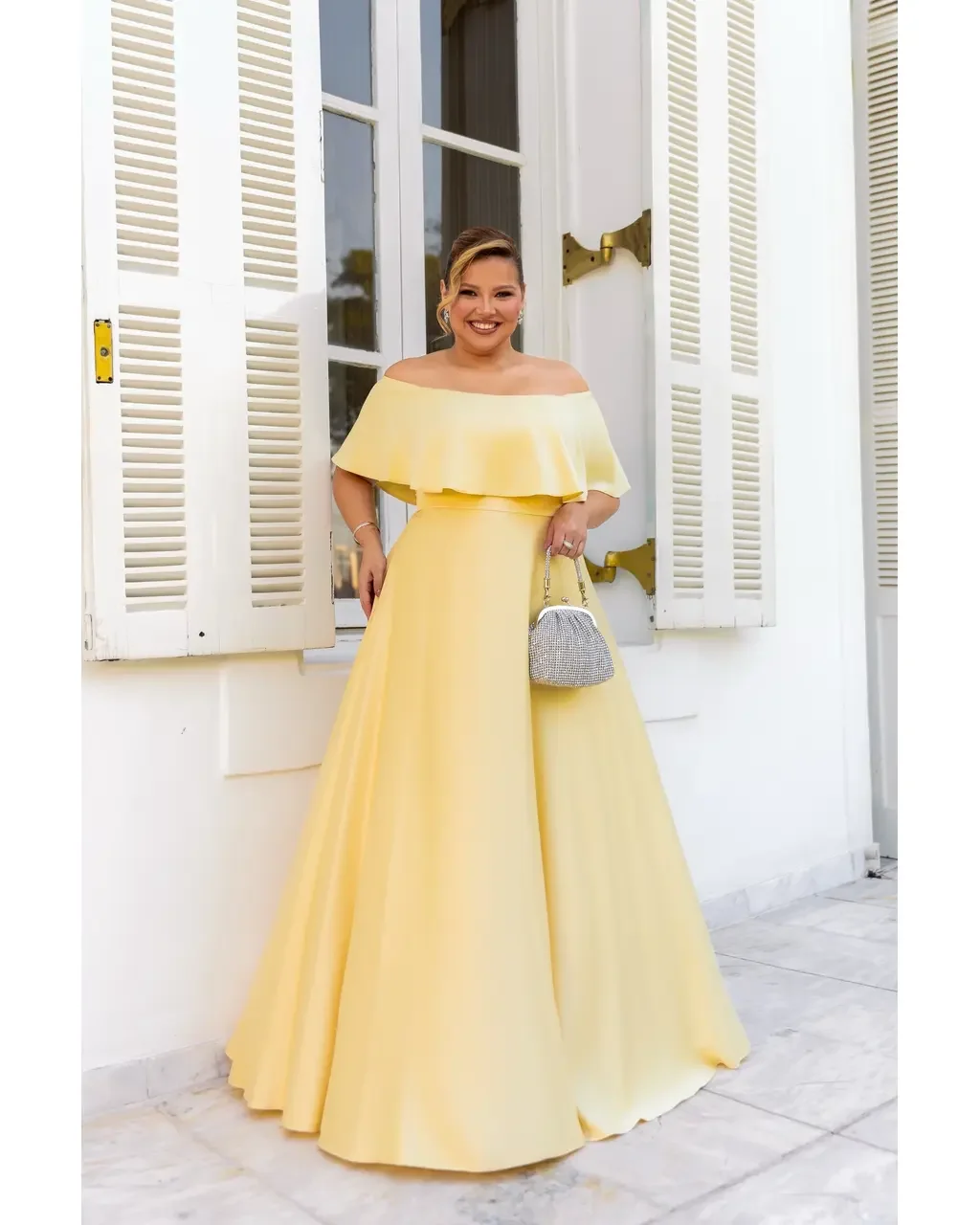 Thumbnail for Vestido Norah Amarelo 48