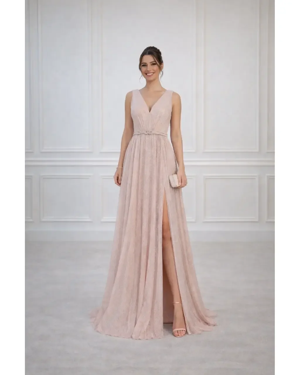 Thumbnail for Vestido Deusdete Rosê 44