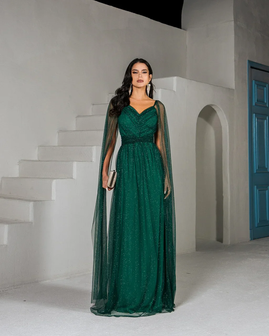 Thumbnail for Vestido Jussiara Esmeralda GG