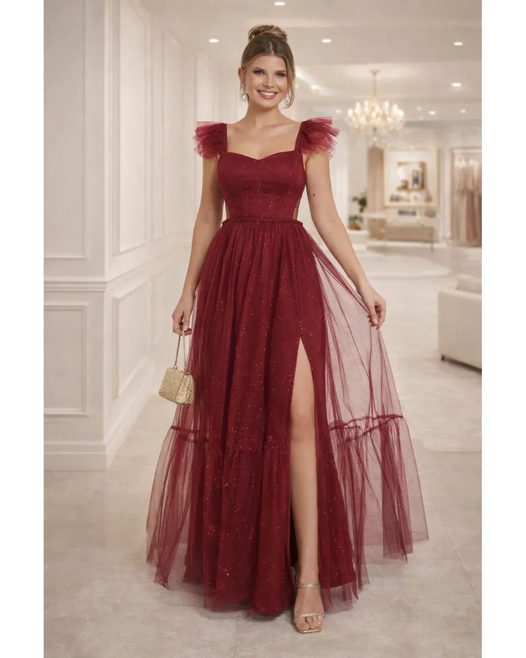 Thumbnail for Vestido Anita Marsala 42