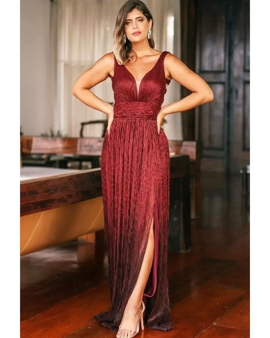 Thumbnail for Vestido Gabriela Marsala G