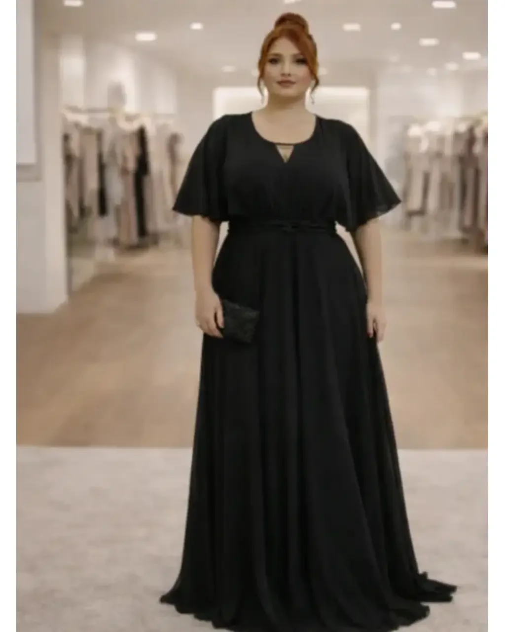 Thumbnail for Vestido Adriana Preto 50