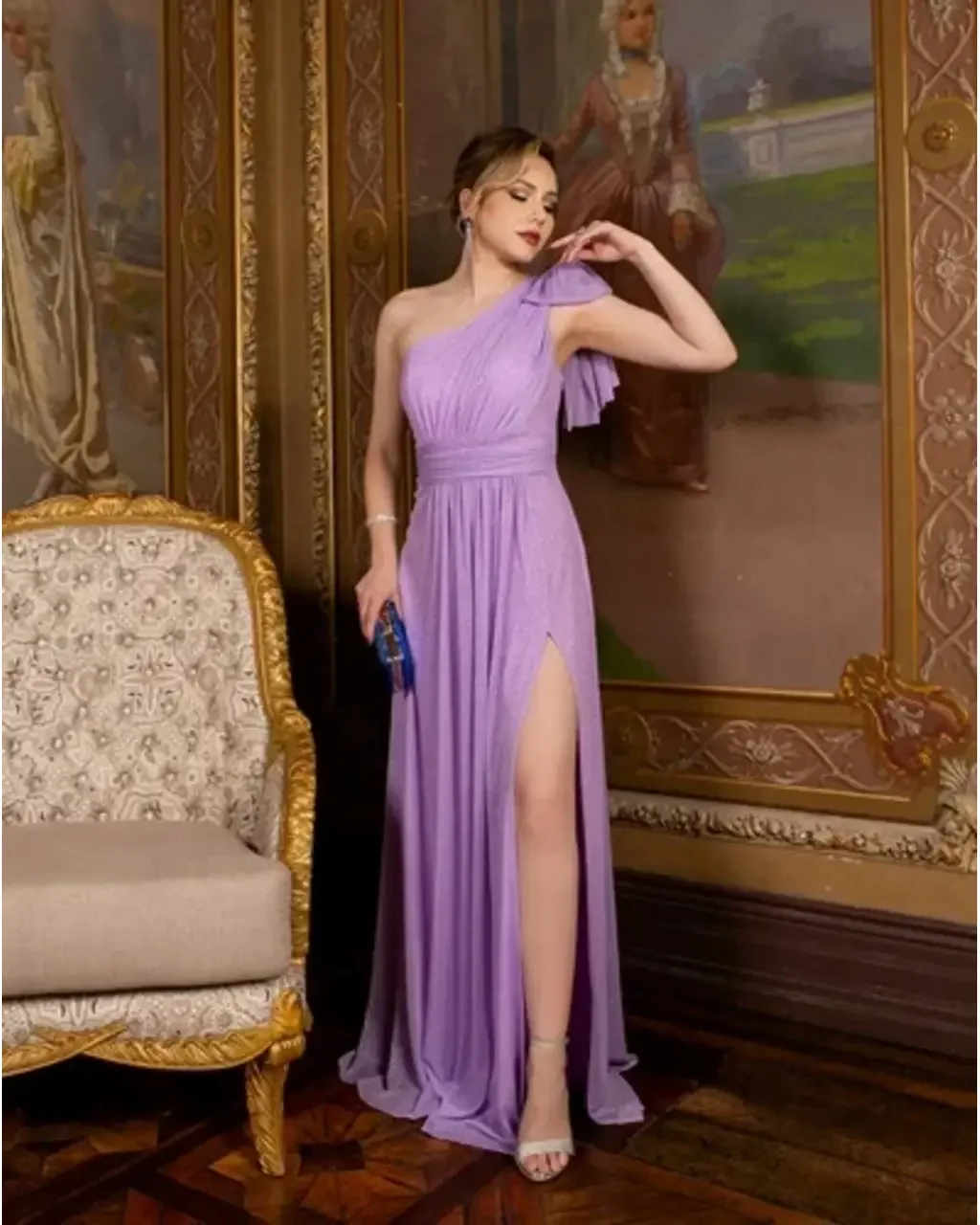 Thumbnail for Vestido Georgia Lavanda M