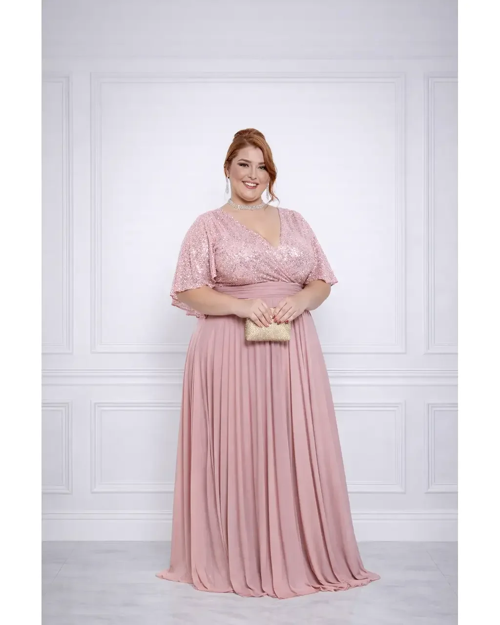 Thumbnail for Vestido Viviane Rosê 54