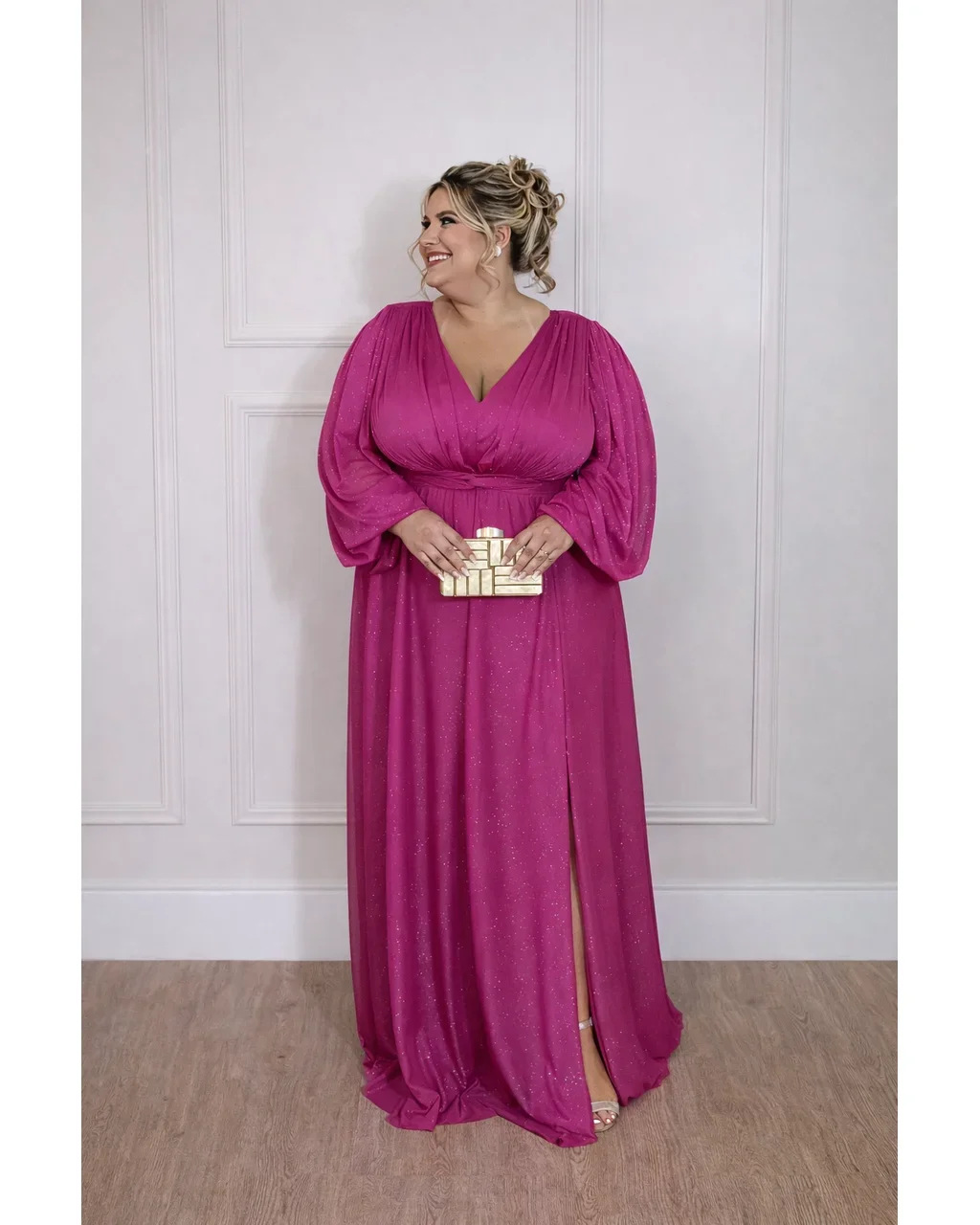 Thumbnail for Vestido Hude Fúcsia 54