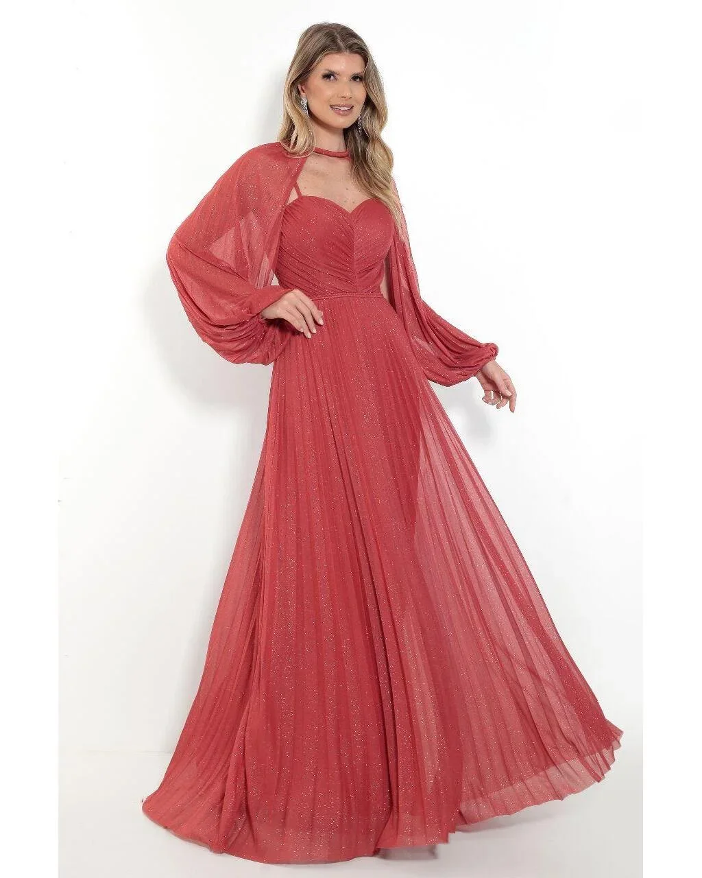 Thumbnail for Vestido Talita Terracota 42