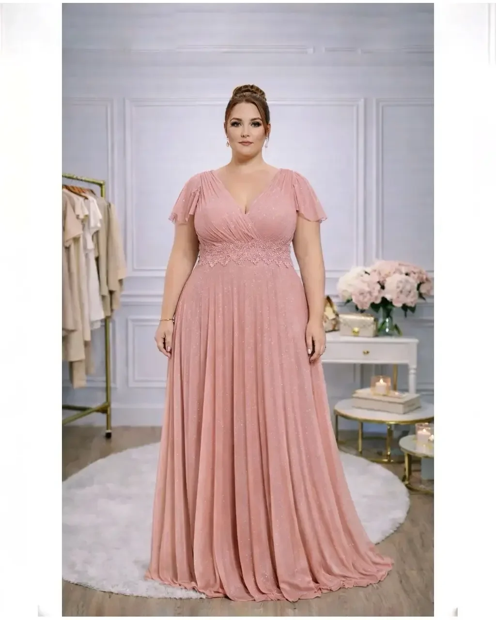 Thumbnail for Vestido Carolina Rosê 54 