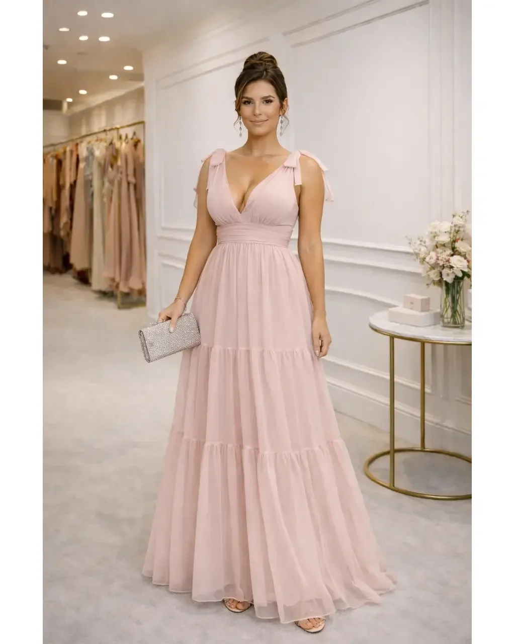 Thumbnail for Vestido Anastacia Rosê GG