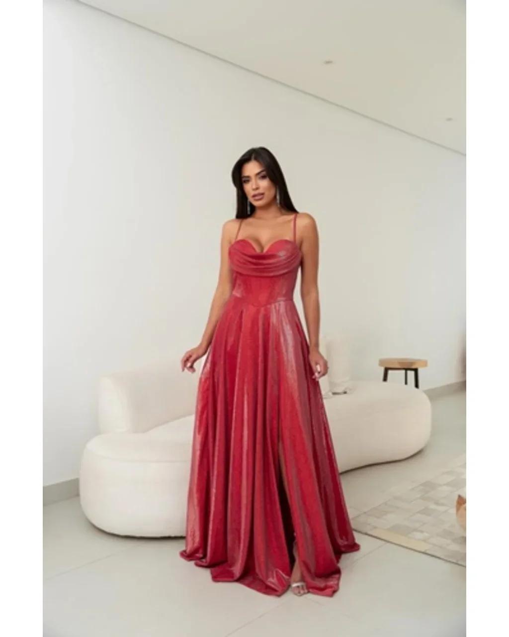 Thumbnail for Vestido Edna Terracota M