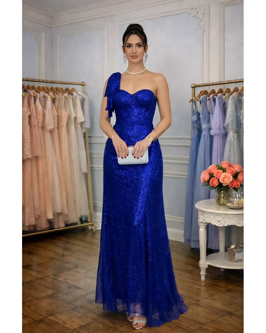 Thumbnail for Vestido Ana Vitória Azul Royal 42