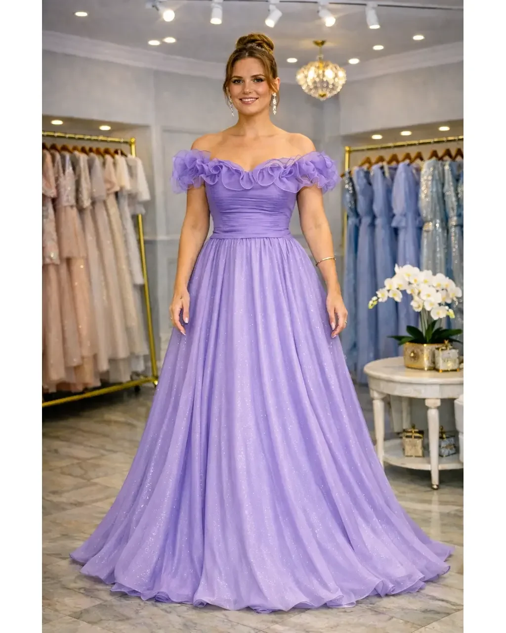 Thumbnail for Vestido Flora Lavanda G 