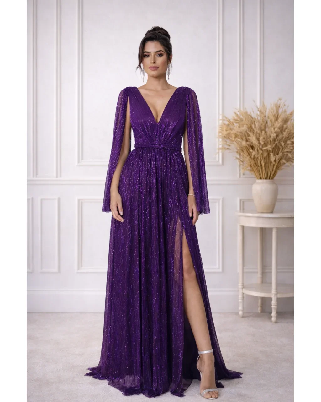 Thumbnail for Vestido Deusdete Roxo 40