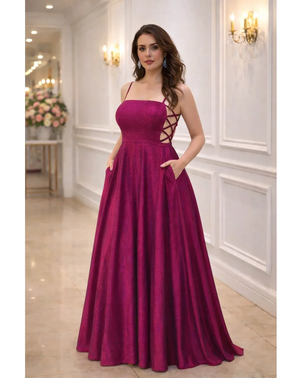 Thumbnail for Vestido Lilith Fucsia GG