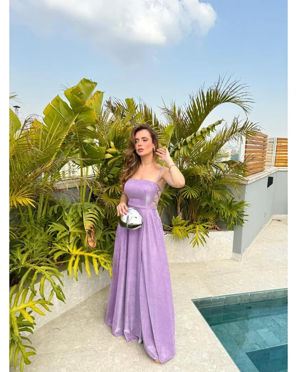 Thumbnail for Vestido Lilith Lavanda GG