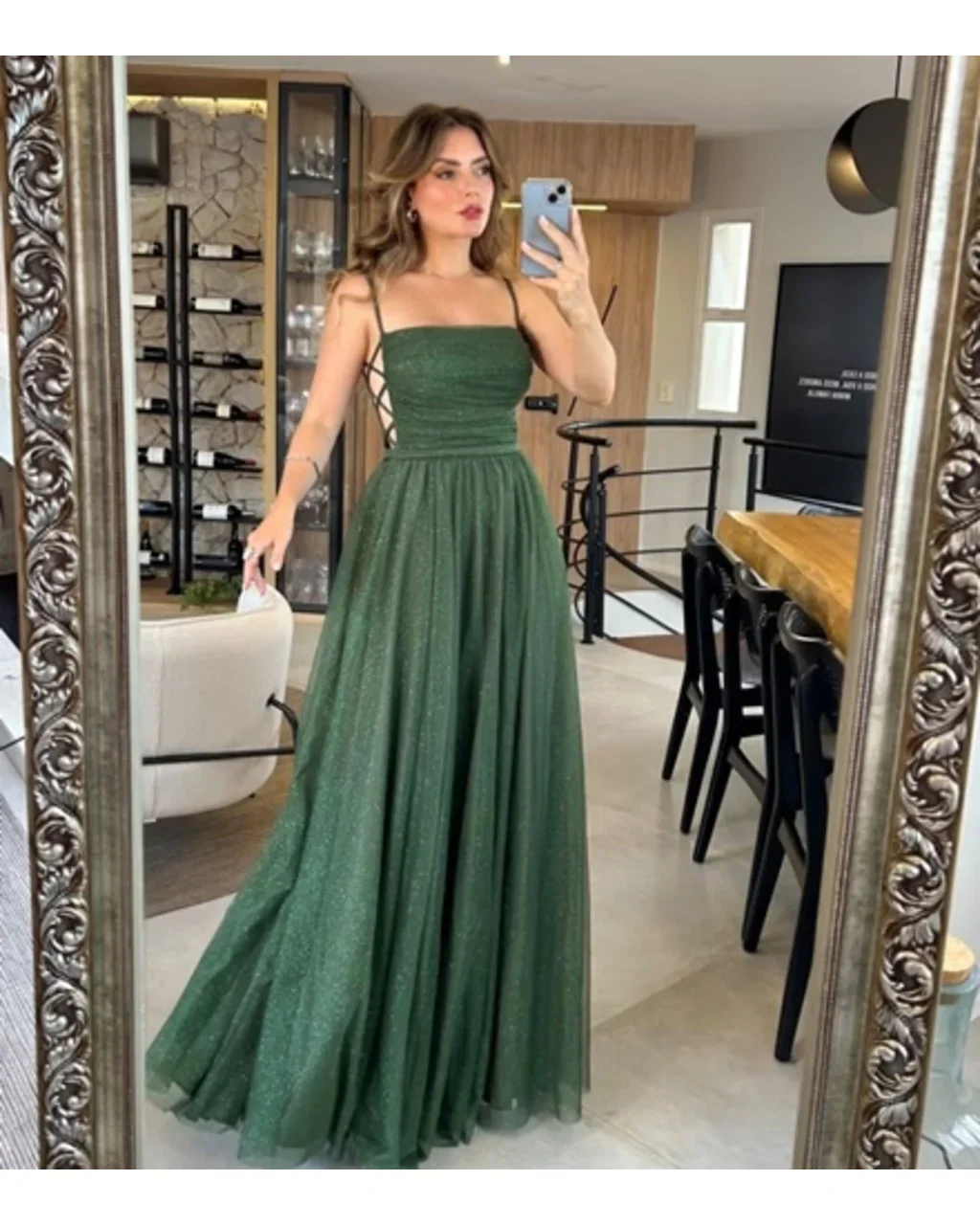 Thumbnail for Vestido Fabia Verde Oliva GG