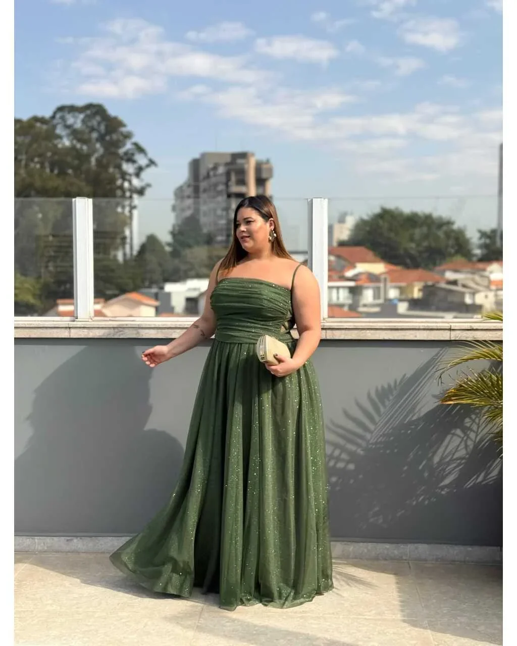 Thumbnail for Vestido Fabia Verde Oliva 52